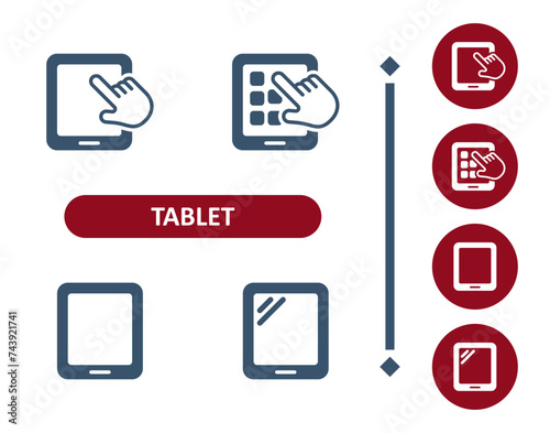 Tablet Icons. Apps, App, Hand, Touch, Finger, Touchscreen Icon