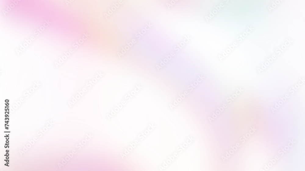 Abstract ethereal blurred color overlay on transparent background