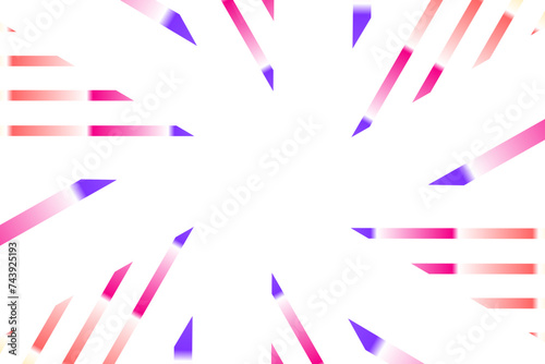 Beautiful and colourful simple straight line art pattern of aesthetic gradient light 