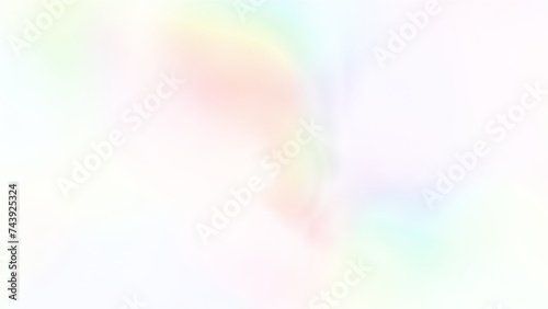 Abstract color spectrum light leak reflection overlay on transparent background