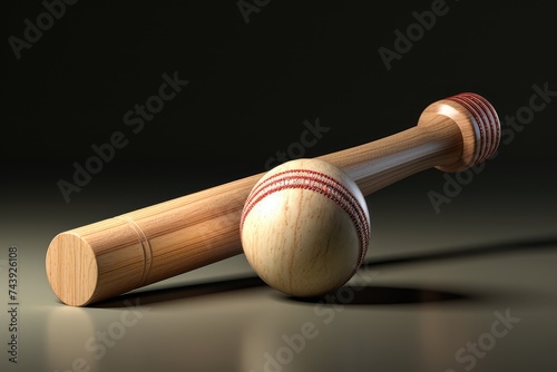 cricket bat and ball