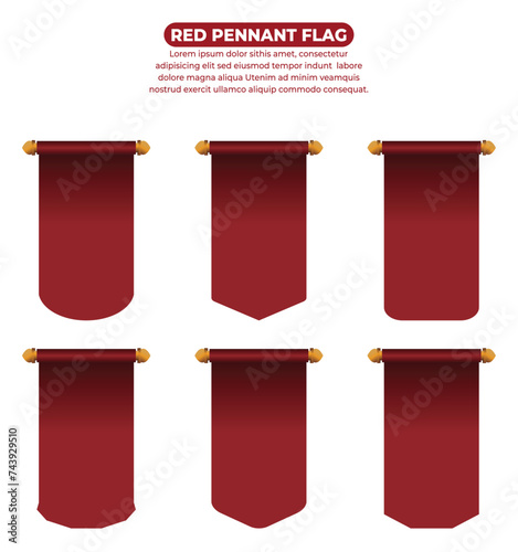 red pennant flag