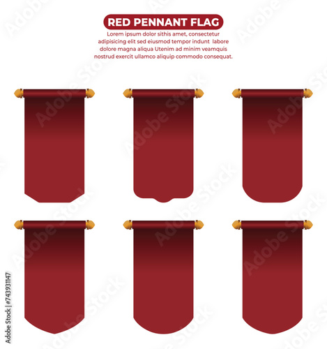 red pennant flag