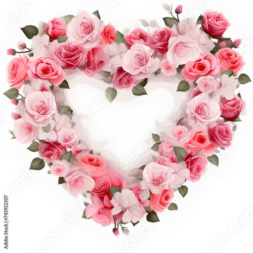 Collection set of rose roses flower floral