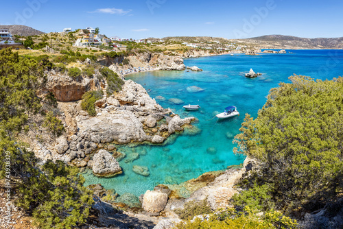 Beautiful bay at Lakki , Karpathos, Greek Islands