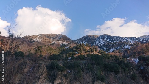 landscape with clouds