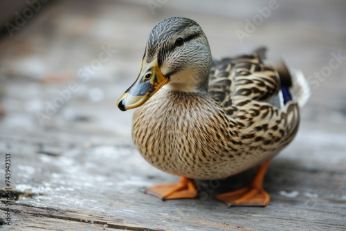 Pato en primer plano 