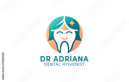 Medical logo, logo dental hygienist