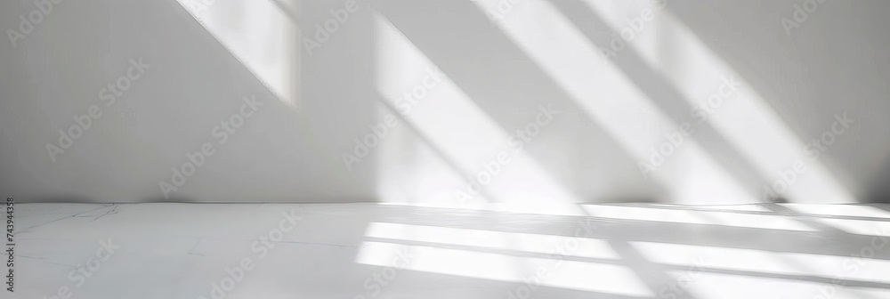 white empty room with shadow window ,white studio background for product presentation white empty room with shadow window ,white studio background for product presentation