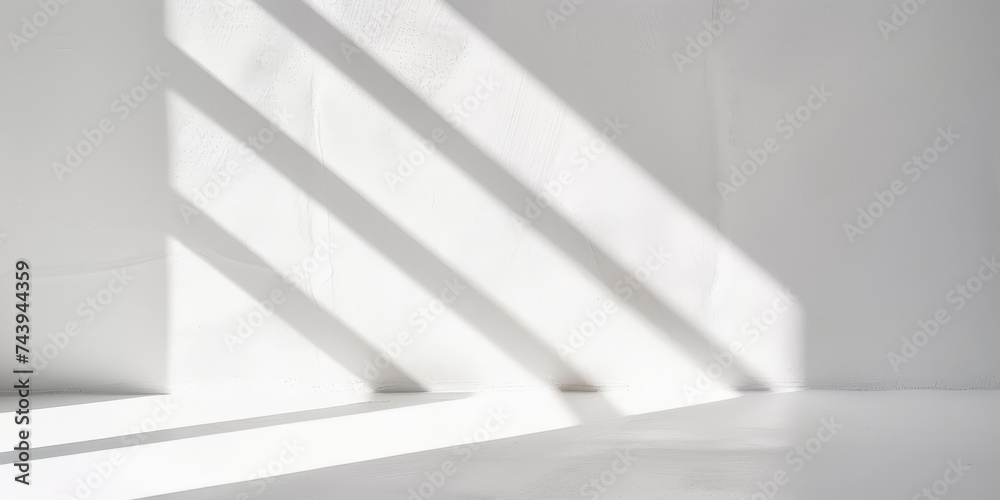 white empty room with shadow window ,white studio background for product presentation white empty room with shadow window ,white studio background for product presentation