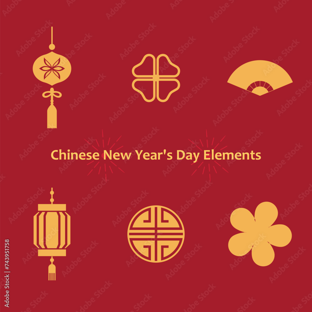 Chinese New Year element design