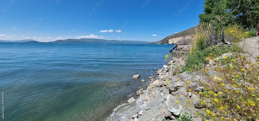 Fototapeta premium lake sevan in armenia 