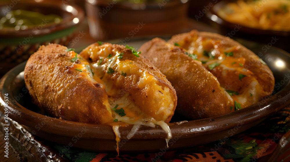 Golden Crisp Chiles Rellenos with Cheese