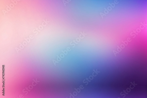 Blurred color gradient pink purple and blue,  asbtract color gradient, background  smooth gradient photo