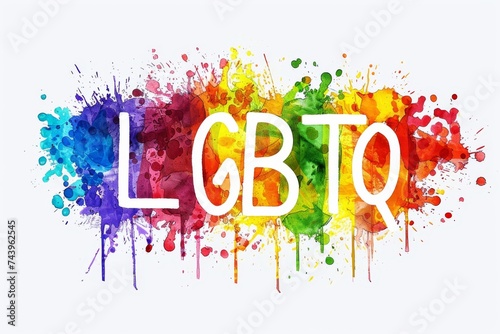 LGBTQ Pride lgbtq+ authors. Rainbow generosity colorful fusion diversity Flag. Gradient motley colored abstract LGBT rights parade festival independence diverse gender illustration