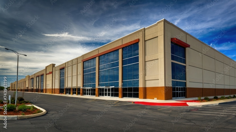 Logistics distribution center retail warehouse, factory warehouse storage