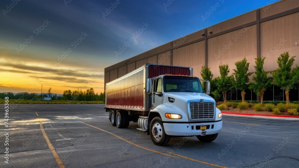 Logistics distribution center retail warehouse, factory warehouse storage