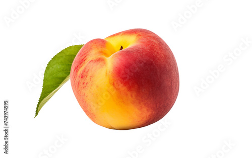 Exploring Nectarine Isolated on Transparent Background PNG.