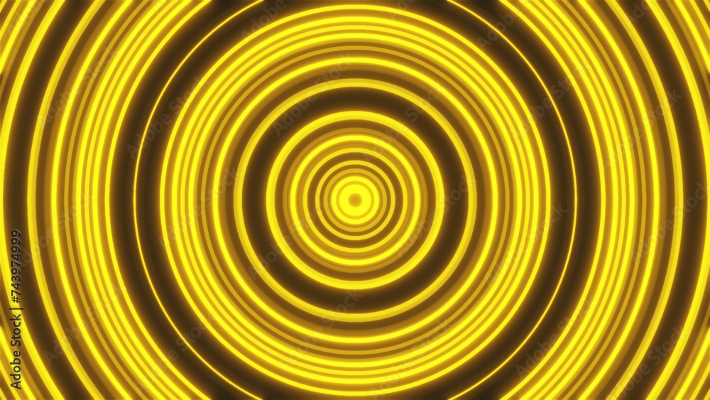 Abstract radial lines. Computer generated 3d render