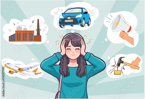 Noise pollution, Harmful sound levels disturbing the environment and human health