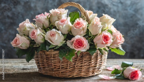 basket of roses