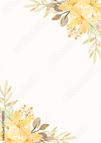 pastel watercolor flower background