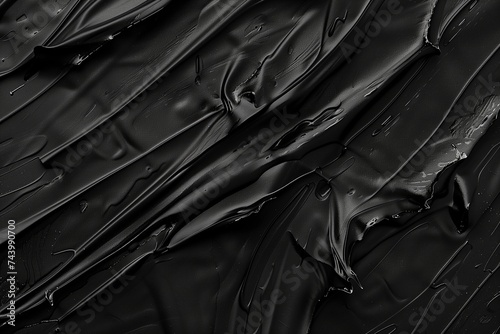 thick black latex paint background