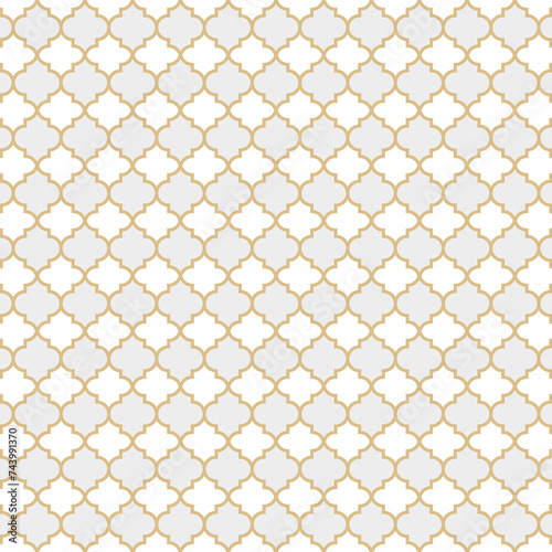 Arabic pattern background. Islamic ornament vector. Traditional Arabian geometry.