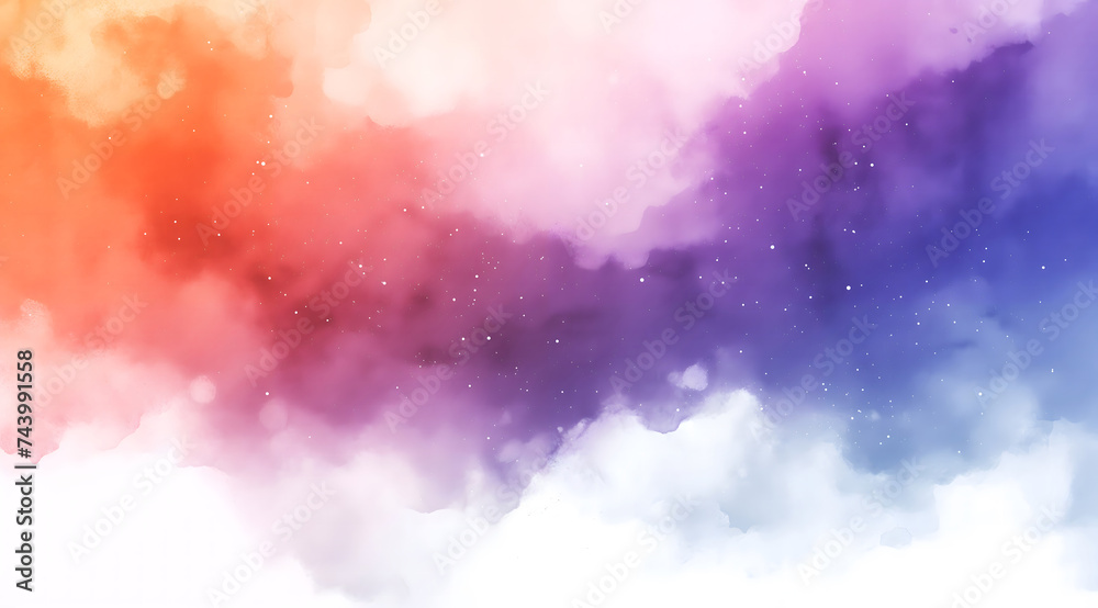 Fototapeta premium a colorful abstract image with a purple, blue and pink abstract pattern