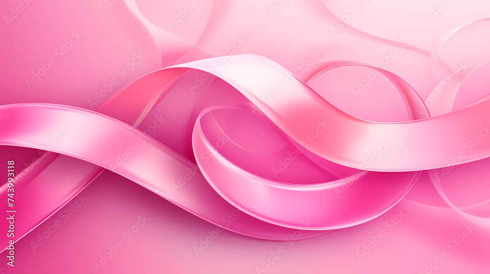 Festive decoration background, ribbons in the background