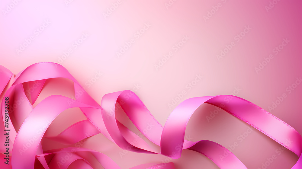 Festive decoration background, ribbons in the background Festive decoration background, ribbons in the background