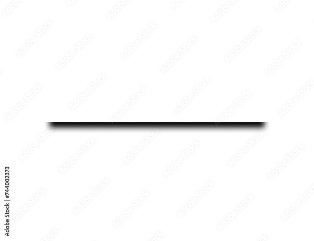 Realistic shadow effect on transparent background Realistic shadow effect on transparent background