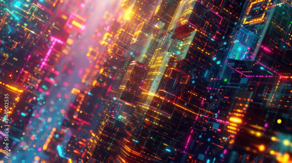 realm of data science, background is ideal for presentations, promotional materials realm of data science, background is ideal for presentations, promotional materials