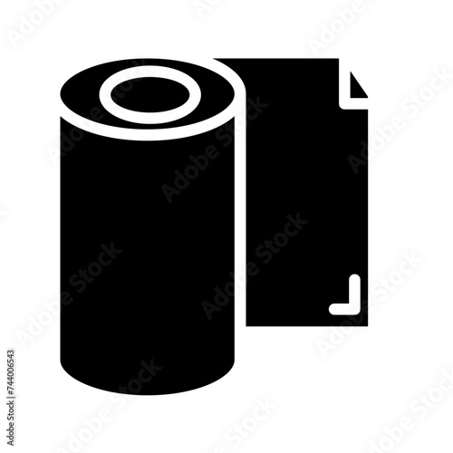 Papers Tissue Toilet Glyph Icon