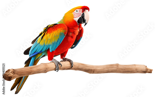 Exploring the Parrot Isolated on Transparent Background PNG.