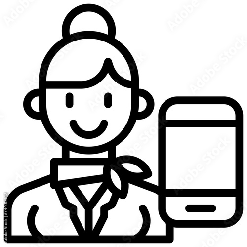 AIR HOSTESS,professions,stewardess,assistant.svg