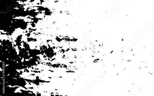 Rustic grunge texture with grain and stains. Abstract noise background. PNG graphic illustration with transparent background.