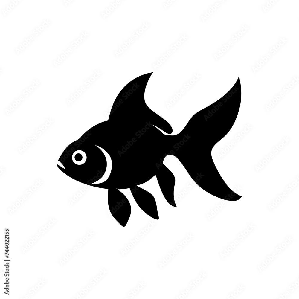 Obraz premium Goldfish icon