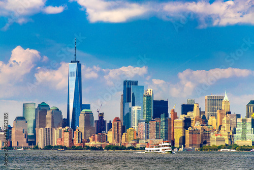 Manhattan cityscape in New York