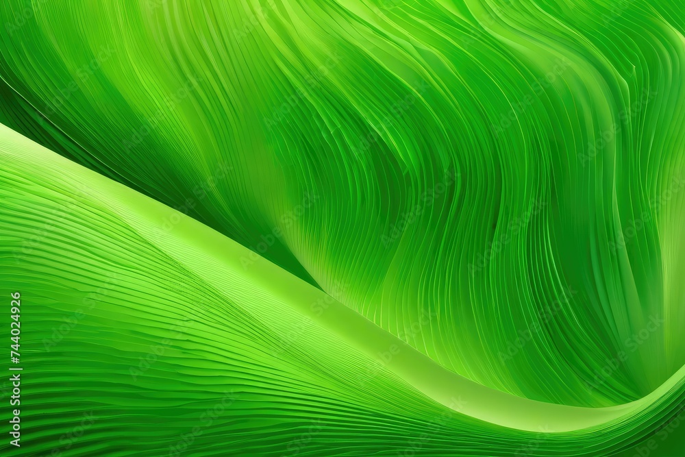 Soothing Green Waves Flowing in Graceful Curves Soothing Green Waves Flowing in Graceful Curves