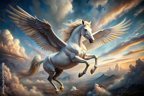 Pegasus Horse, Greek Mythology, Source, Fountain, Water, winged horse, flying horse photo