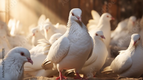 pigeons in the city