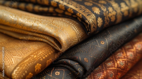 Silk Elegance, Textile Patterns