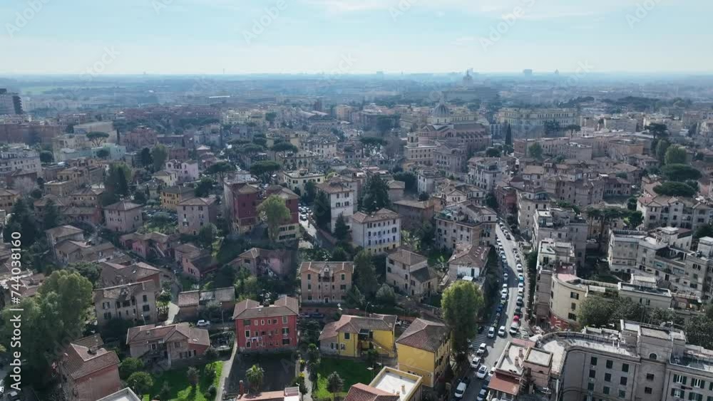 Il quartiere Garbatella di Roma.
Vista panoramica dall'alto sulle case del quartiere popolare di Roma, Italia. Il quartiere Garbatella di Roma.
Vista panoramica dall'alto sulle case del quartiere popolare di Roma, Italia.