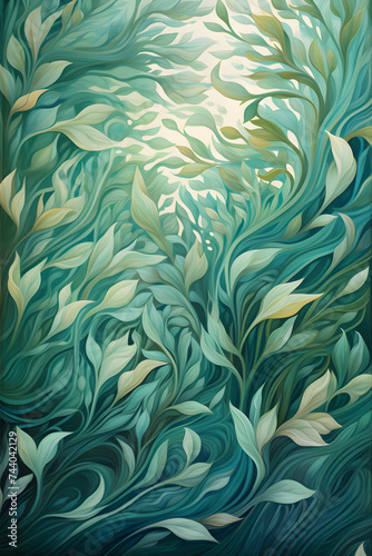 Foliage texture. Leaves. Dry leaves. Images generated by AI.