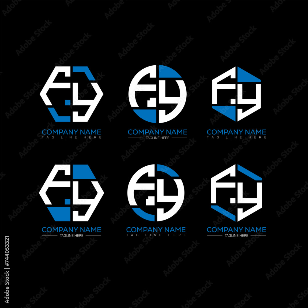 FY letter logo set design.FY monogram polygonal and circle shape vector. FY unique design.
FY letter logo set design.FY monogram polygonal and circle shape vector. FY unique design.