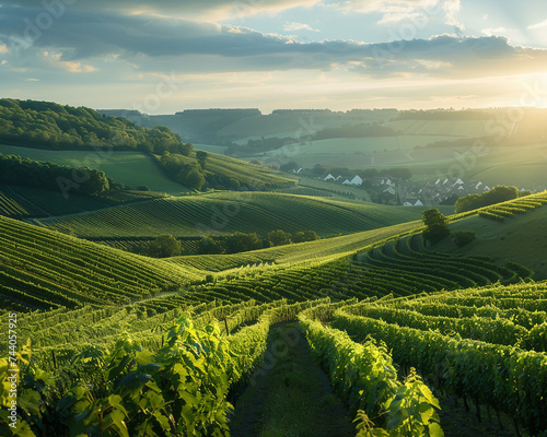 Capture the essence of the champagne region in a unique and artistic way photo