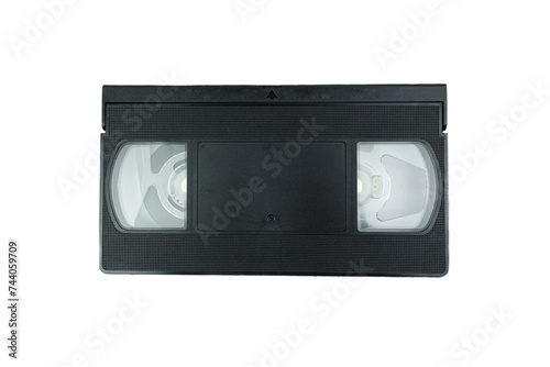 VHS video tape isolated on a transparent background