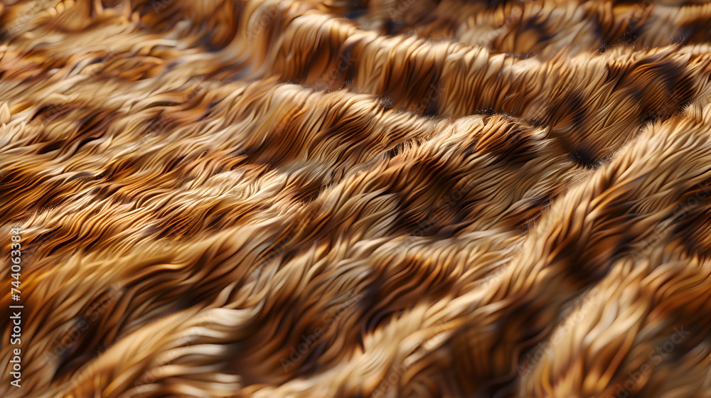 Fototapeta premium Close Up of a Bunch of Brown Feathers