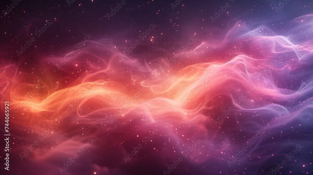 a computer generated image of a pink and blue space filled with stars and a black background with white and red swirls on the left side of the image and right side of the image. a computer generated image of a pink and blue space filled with stars and a black background with white and red swirls on the left side of the image and right side of the image.